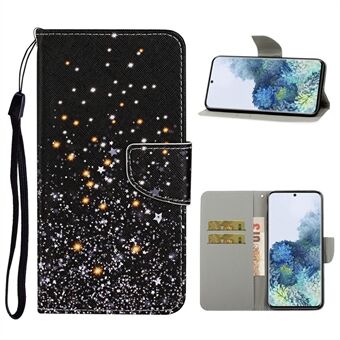 TPU + PU Leather Wallet Stand Magnet Clasp Phone Case for Samsung Galaxy S21+ 5G