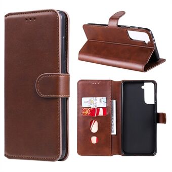 Wallet Stand Flip Leather Phone Case for Samsung Galaxy S21+ 5G