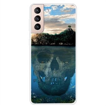 Soft TPU Phone Case with Pattern Printing for Samsung Galaxy S21+ 5G