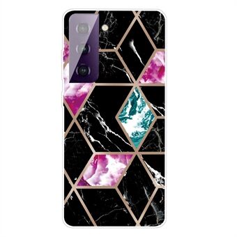 Marble Pattern Drop-proof TPU Phone Case for Samsung Galaxy S21+ 5G