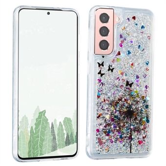 Pattern Printing Quicksand TPU Case for Samsung Galaxy S21+ 5G