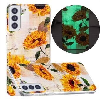 Luminous TPU Case for Samsung Galaxy S21+ 5G IMD Pattern Printing Phone Cover Shell Protector