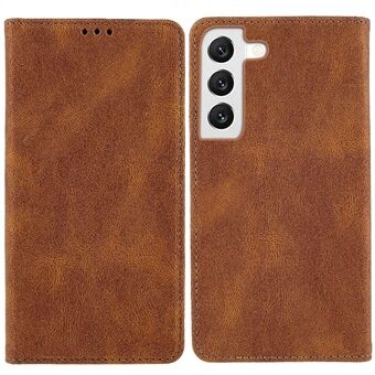 For Samsung Galaxy S21+ 5G PU Leather Anti-fall Cell Phone Case Flip Stand Wallet Design Magnetic Protector