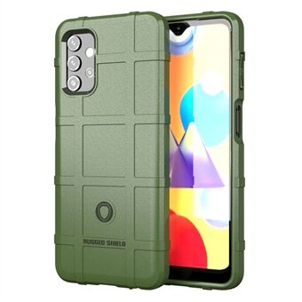 Shock Absorption TPU Phone Cover with Rugged Square Grid Texture Design for Samsung Galaxy A32 5G / M32 5G