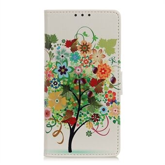 Pattern Printing Leather Protector Shell for Samsung Galaxy A32 5G Stand Case