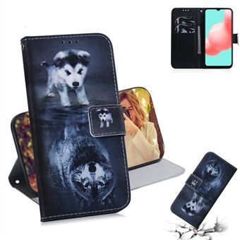 Leather Wallet Protective Pattern Printing Shell Case for Samsung Galaxy A32 5G