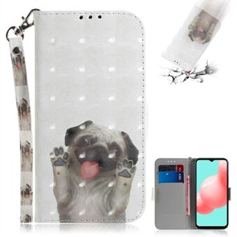 Magnetic Flip Pattern Printing Wallet PU Leather Shell for Samsung Galaxy A32 5G