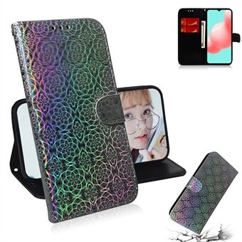 Flower Pattern Leather Stand Wallet Cover Case for Samsung Galaxy A32 5G