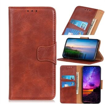 Crazy Horse Texture Leather Cool Design Wallet Phone Case for Samsung Galaxy A32 5G