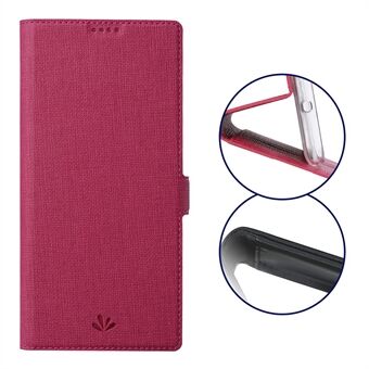 VILI DMK Double Card Holder Magnetic Clasp Leather Wallet Stand Cover for Samsung Galaxy A32 5G