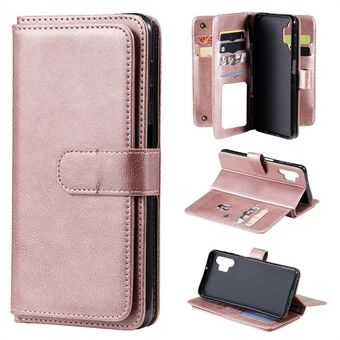 Wallet Design Multi-function 10 Card Slots Shell for Samsung Galaxy A32 5G/M32 5G Leather Cover