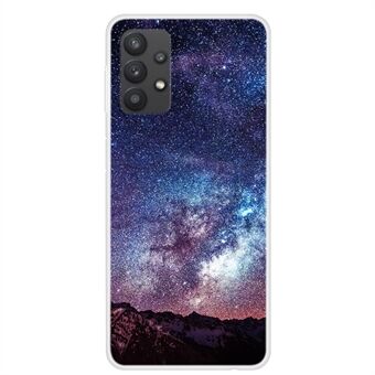 Flexible TPU Phone Case with Starry Sky Pattern Printing for Samsung Galaxy A32 5G