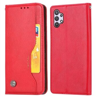 Auto-absorbed Wallet Stand Leather Protector Phone Cover for Samsung Galaxy A32 5G