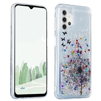 Pattern Printing Shiny Powder Quicksand TPU Case for Samsung Galaxy A32 5G