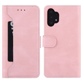 Stitching Leather Wallet Stand Phone Flip Case Cover for Samsung Galaxy A32 5G/M32 5G