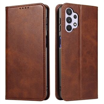 Strong Magnetic Closure Protective Cover Leather Wallet Stand Shockproof Phone Case for Samsung Galaxy A32 5G