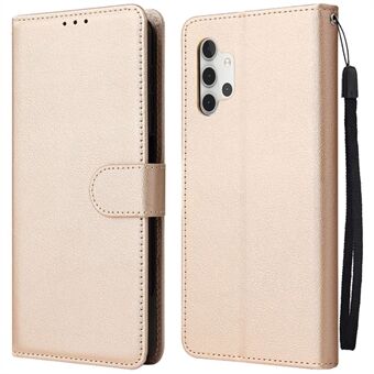 For Samsung Galaxy A32 5G / M32 5G PU Leather Anti-scratch Protective Phone Cover Stand Wallet Flip Case