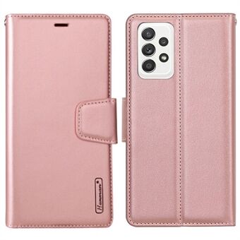 HANMAN Mill Series for Samsung Galaxy A32 5G / M32 5G PU Leather Folio Flip Phone Case Stand Wallet Inner TPU Phone Cover