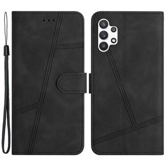 Mobile Phone Case for Samsung Galaxy A32 5G / M32 5G, Skin-touch Feeling PU Leather Wallet Stand Shockproof Vintage Style Cover