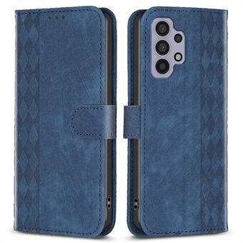 For Samsung Galaxy A32 5G / M32 5G Leather Cover, Wallet Stand Imprinted Pattern Phone Anti-drop Case