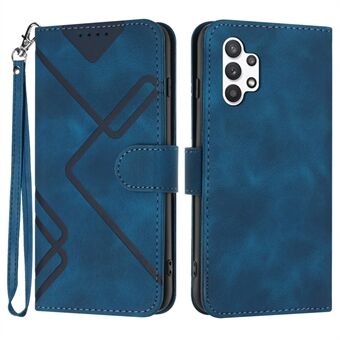 YX0040 For Samsung Galaxy A32 5G / M32 5G Imprinted Leather Case Phone Cover with Stand Wallet