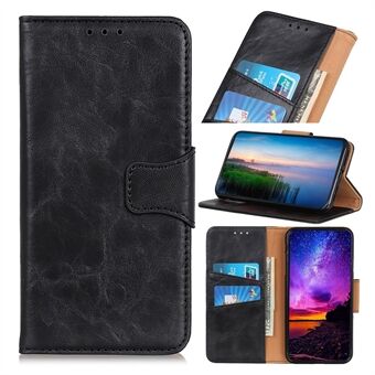 Crazy Horse Texture Leather Cool Design Wallet Phone Case for Samsung Galaxy A52 4G/5G / A52s 5G