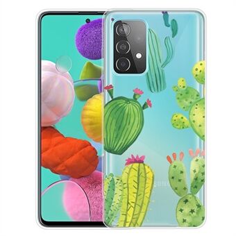 Pattern Printing Soft TPU Cell Phone Cover Shell for Samsung Galaxy A52 4G/5G / A52s 5G