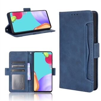 Leather Protective Case for Samsung Galaxy A52 4G/5G / A52s 5G Multiple Card Slots Shell