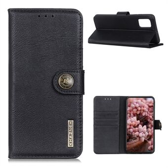 KHAZNEH Retro Style Leather Protector Case Cover for Samsung Galaxy A52 4G/5G / A52s 5G Wallet Stand Case