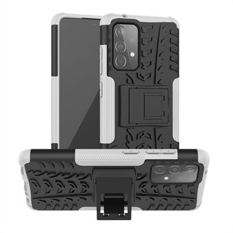 Full Protection PC + TPU Hybrid Case with Kickstand Design for Samsung Galaxy A52 4G/5G / A52s 5G