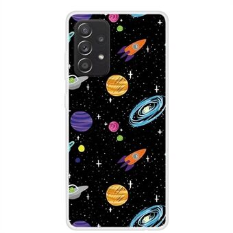 Stylish Pattern Printing TPU Cell Phone Full Protection Soft Case for Samsung Galaxy A52 4G/5G / A52s 5G