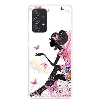 Pattern Printing Flexible TPU Phone Cover Case for Samsung Galaxy A52 4G/5G / A52s 5G