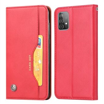 Auto-absorbed Wallet Stand Leather Protector Phone Cover for Samsung Galaxy A52 4G/5G / A52s 5G