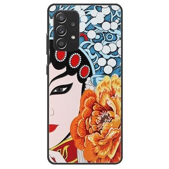 Pattern Printing Embossed Flexible TPU Phone Cover for Samsung Galaxy A52 5G/4G / A52s 5G