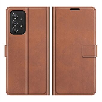 Premium PU Leather Anti-Fall Folio Flip Wallet Design Magnetic Clasp Phone Cover with Stand for Samsung Galaxy A52 4G/5G/A52s 5G