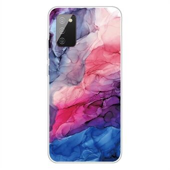 Marble Pattern Printing Flexible TPU Phone Case for Samsung Galaxy A02s (EU Version)