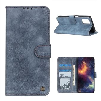 Magnetic Closure Wallet Stand Leather Cover for Samsung Galaxy A02s (EU Version)