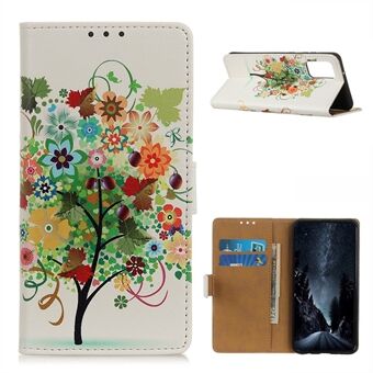 Unique Pattern Printing Wallet Stand Design Cover Protective Case for Samsung Galaxy A02s (EU Version)