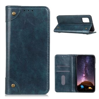 Auto-Absorbed Wallet Design TPU + PU Leather Phone Shell for Samsung Galaxy A02s (EU Version)