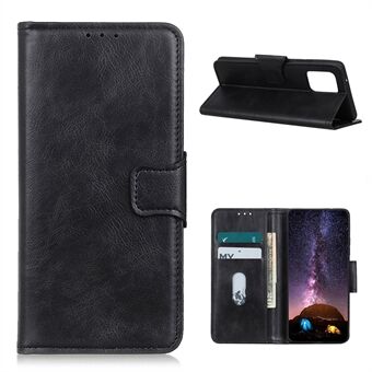 Crazy Horse PU Leather Wallet Stand Protector Cover for Samsung Galaxy A02s (EU Version)