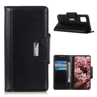 PU Leather Phone Protective Case Wallet Stand Design for Samsung Galaxy A02s (EU Version)