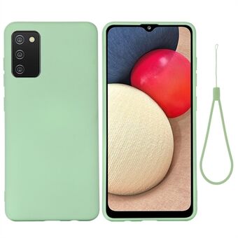 Drop-proof Soft Liquid Silicone Case for Samsung Galaxy A02s (EU Version)