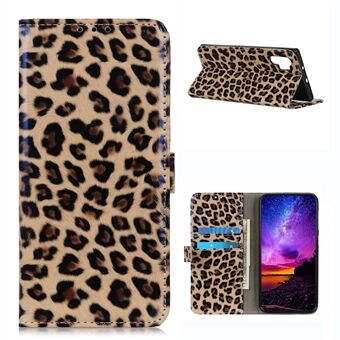 Leopard Texture Leather Wallet Stand Case for Samsung Galaxy A32 4G (EU Version)