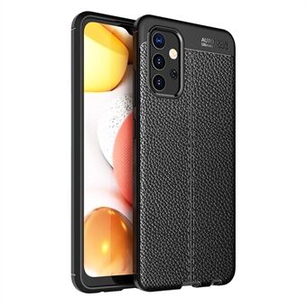 Litchi Texture Flexible TPU Phone Case Well-Protected Protective Cover for Samsung Galaxy A32 4G (EU Version)