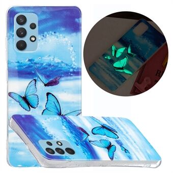 Noctilucent IMD Design Soft Phone Cover TPU Protective Case for Samsung Galaxy A32 4G (EU Version)