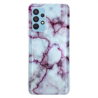 Anti-Scratch IMD Marble Pattern Printing TPU Back Cover with for Samsung Galaxy A32 4G (EU Version)