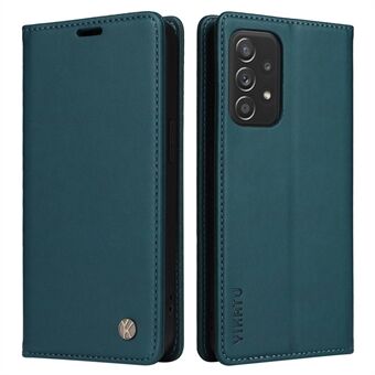 YIKATU YK- 001 for Samsung Galaxy A32 4G (EU Version), Full Protection PU Leather Phone Wallet Case Stand Magnetic Closure Protective Anti-wear Flip Cover