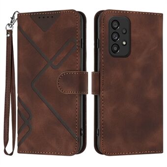 YX0040 For Samsung Galaxy A32 4G (EU Version) Leather Stand Phone Case Imprinted Pattern Wallet Cover