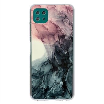 Marble Pattern Soft TPU Phone Protective Case for Samsung Galaxy A22 5G (EU Version)