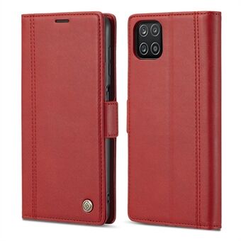 LC.IMEEKE Shockproof PU Leather Stand Case Phone Wallet Flip Shell for Samsung Galaxy A22 5G (EU Version)